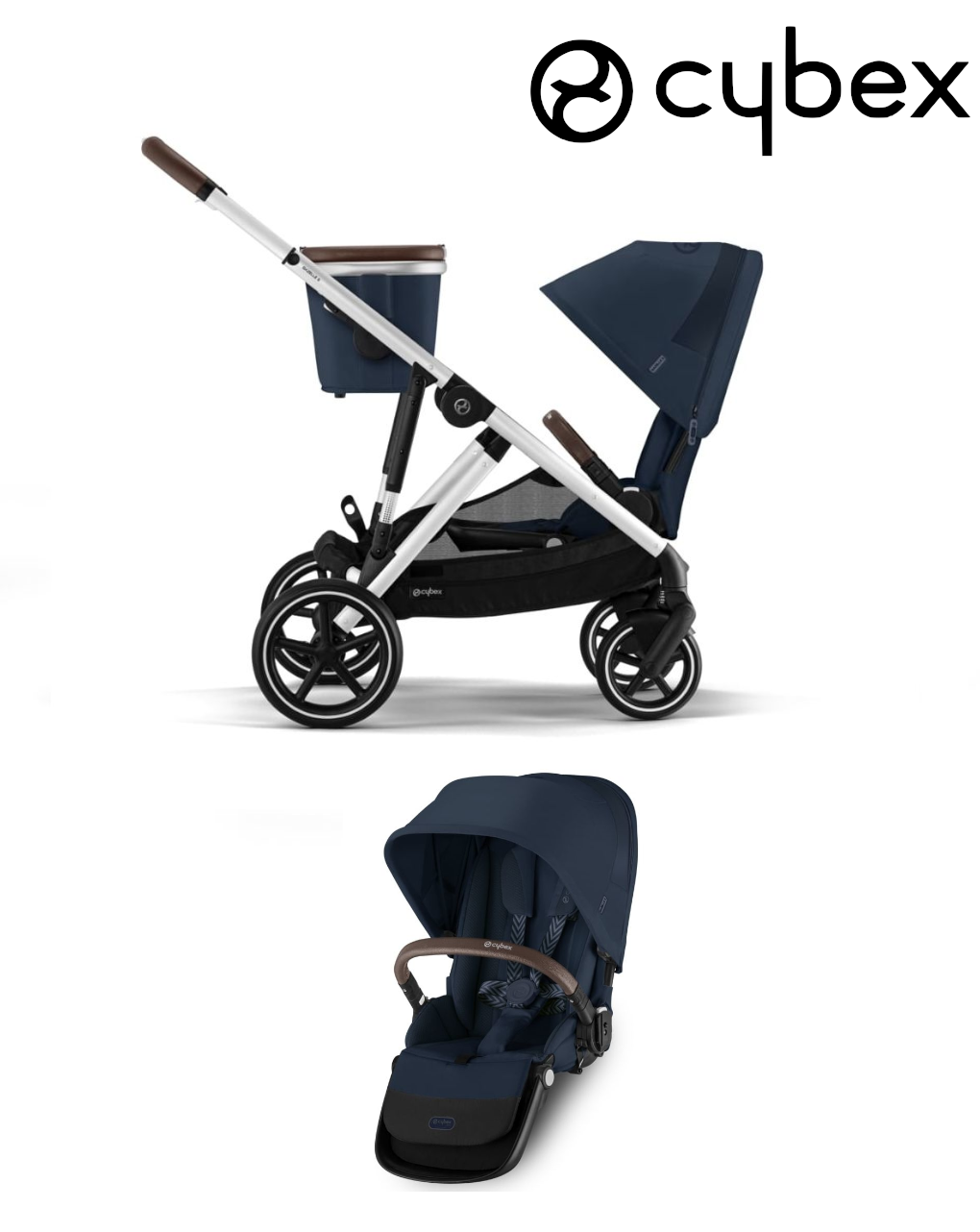 Gemellare gazelle + 2 sedute - cybex gold
