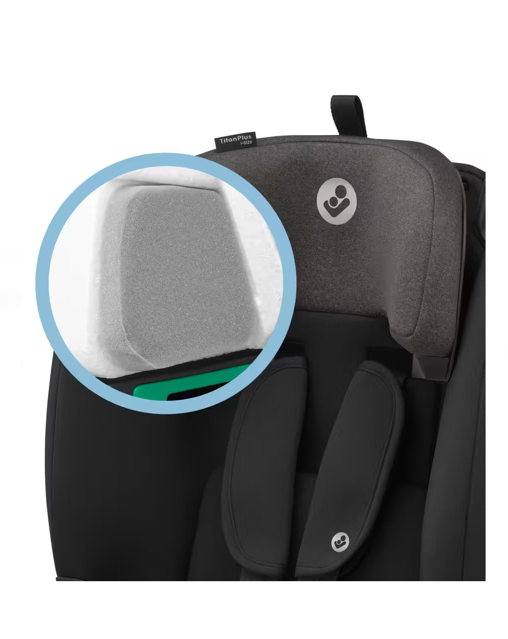 Seggiolino auto titan plus i-size authentic black 76-150 cm - maxi cosi