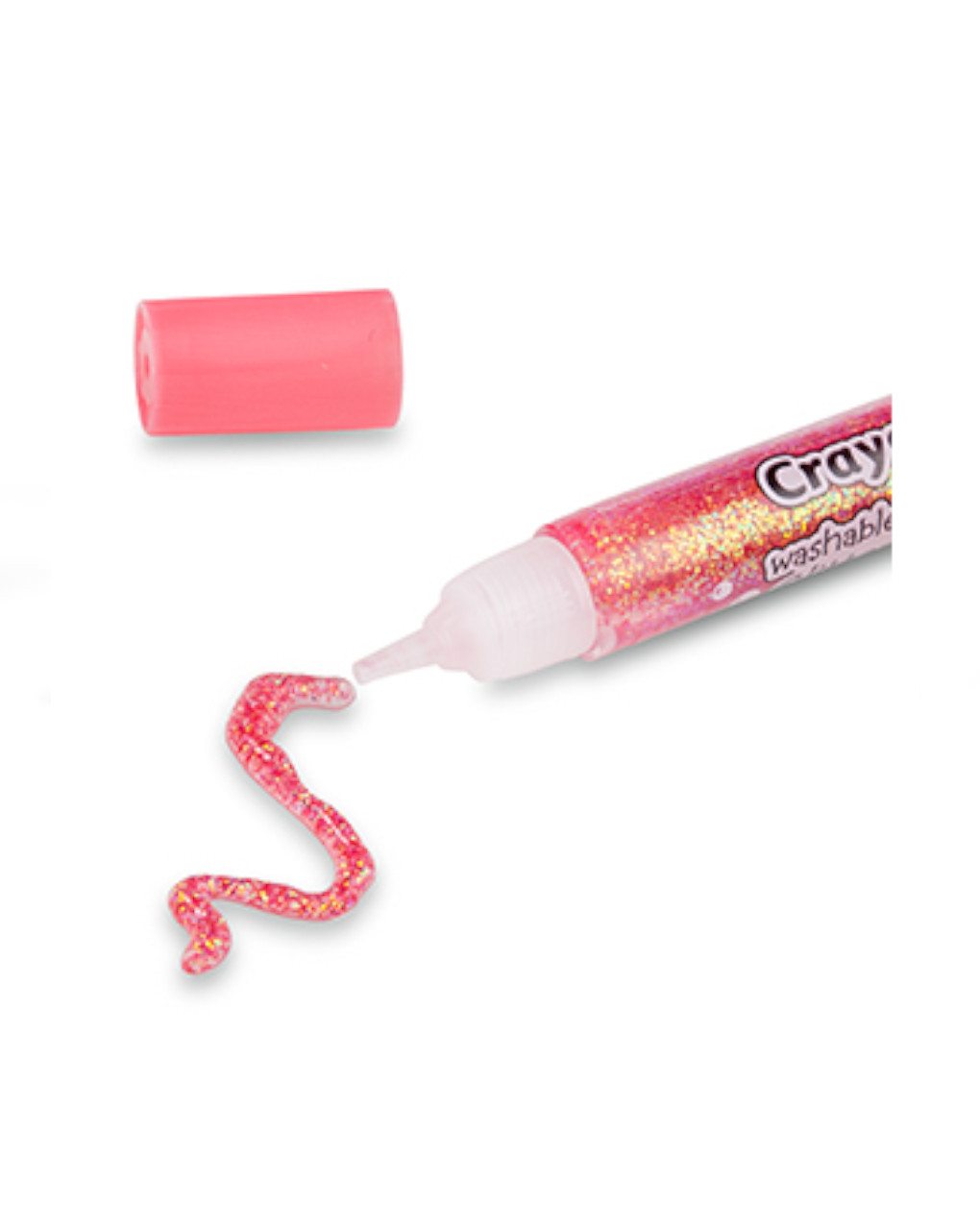 Colle glitter lavabili - confezione da 8 pezzi - crayola pastel