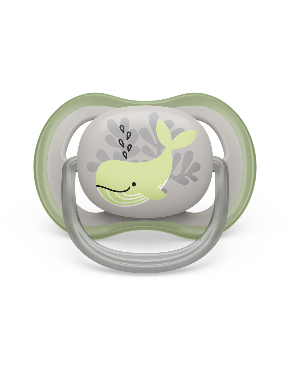 2 ciucci ultra air 6-18 mesi colore verde/grigio - philips avent