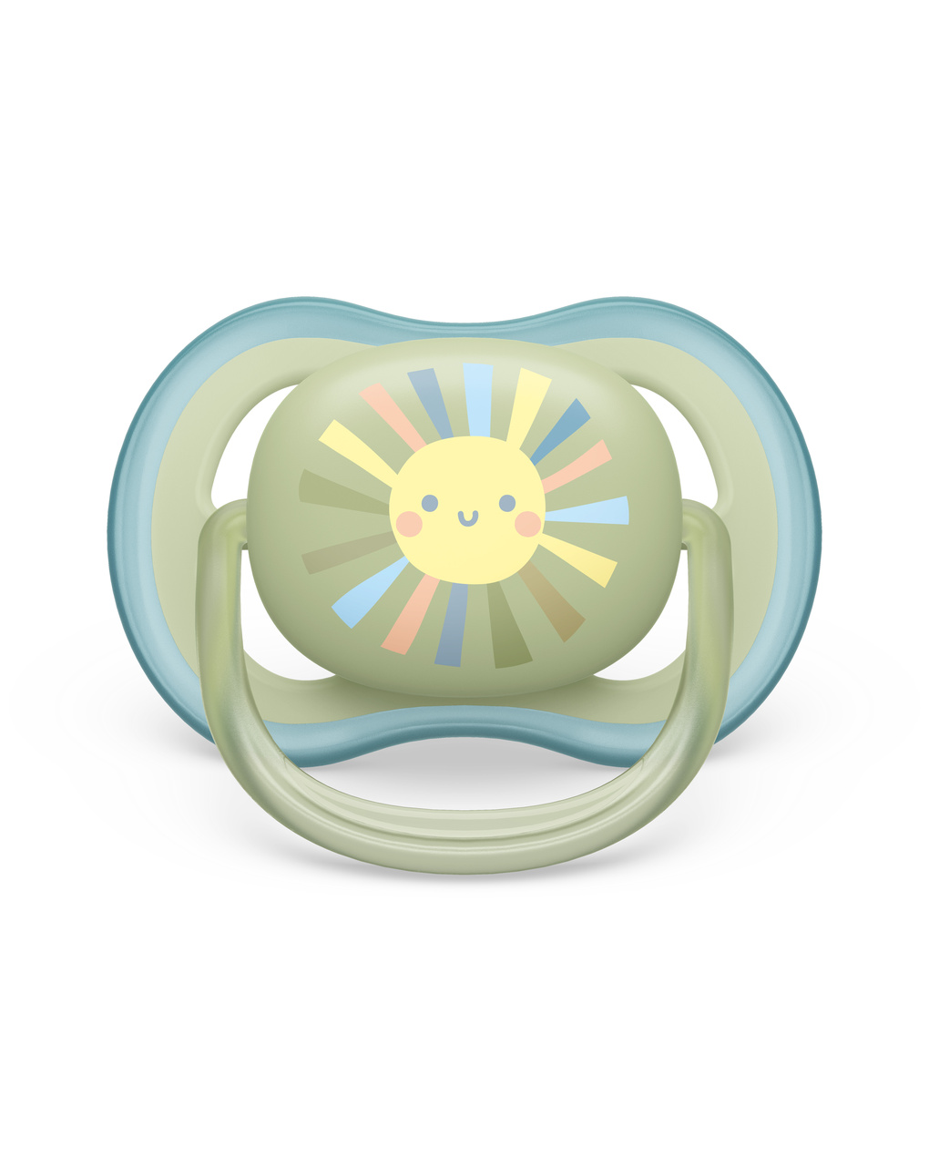 2 ciucci ultra air 0-6 mesi colore blu/verde - philips avent