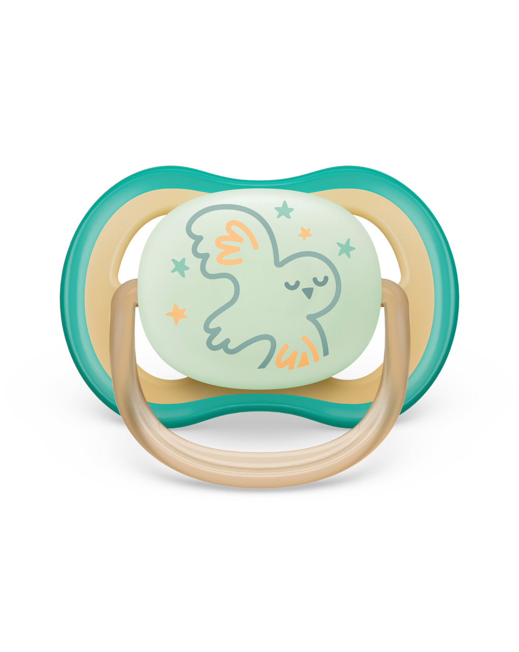 2 ciucci ultra air night time 0-6 mesi decorazione stella/uccellino - philips avent