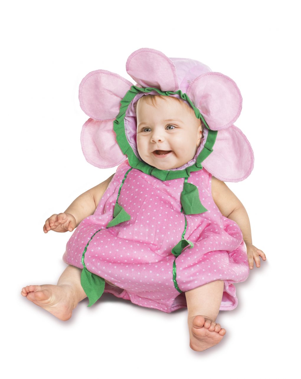 Costume fiorellino baby rosa 1 anno - carnaval queen