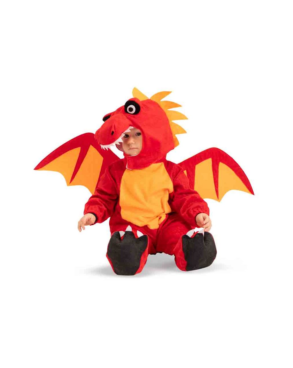 Tutina draghetto in pelliccetta con cappuccio - carnival toys