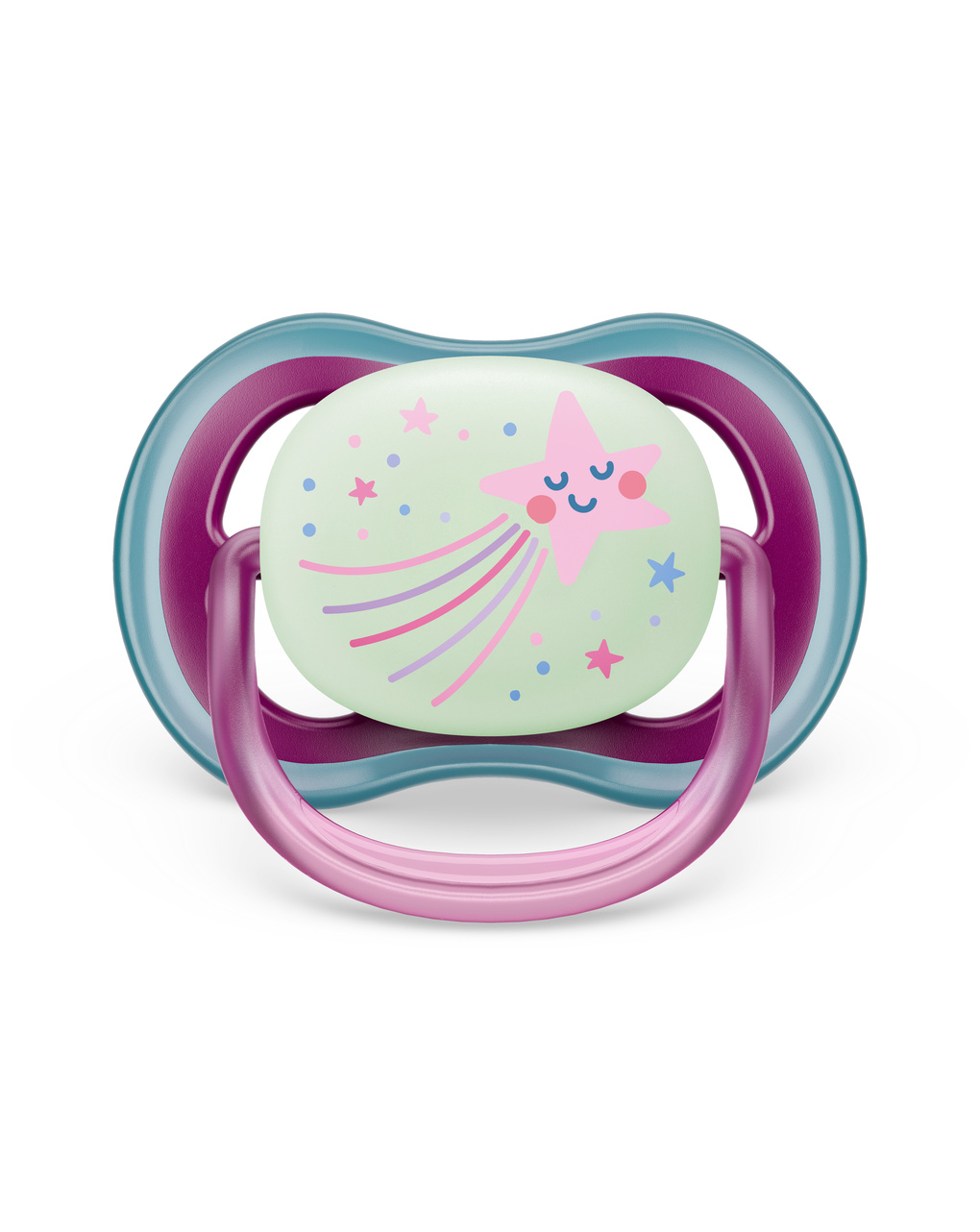 2 ciucci ultra air night time 6-18 mesi decorazione stella/dreams - philips avent