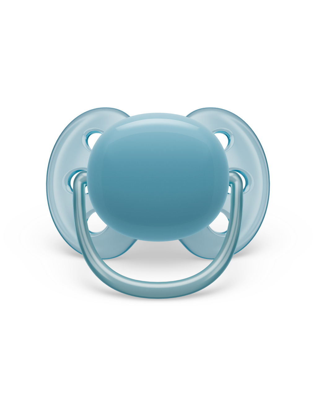 2 ciucci ultra soft 6-18 mesi colore azzurro/grigio - philips avent