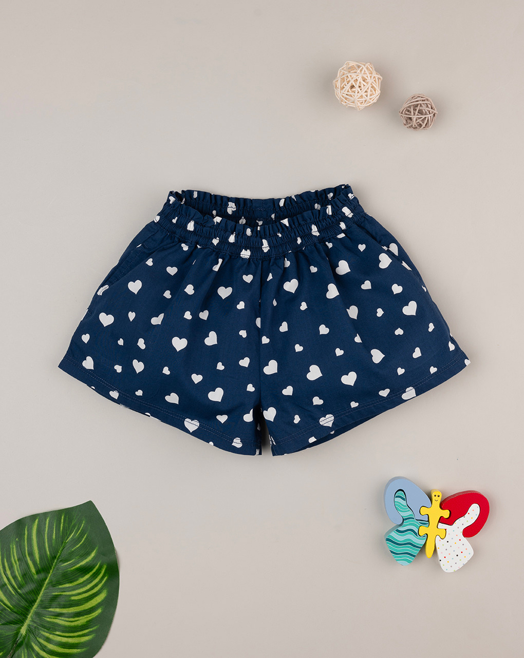 Shorts blu bimba allover