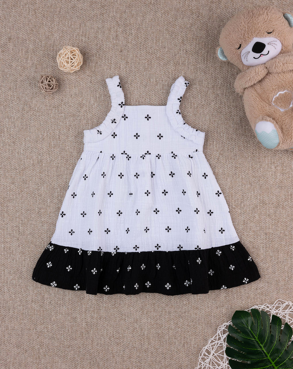 Abitino estivo bimba in mussola allover