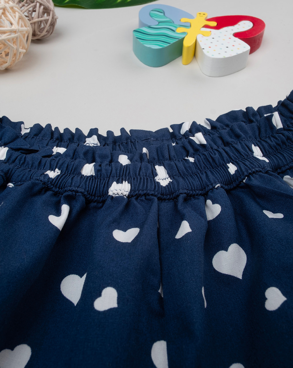 Shorts blu bimba allover