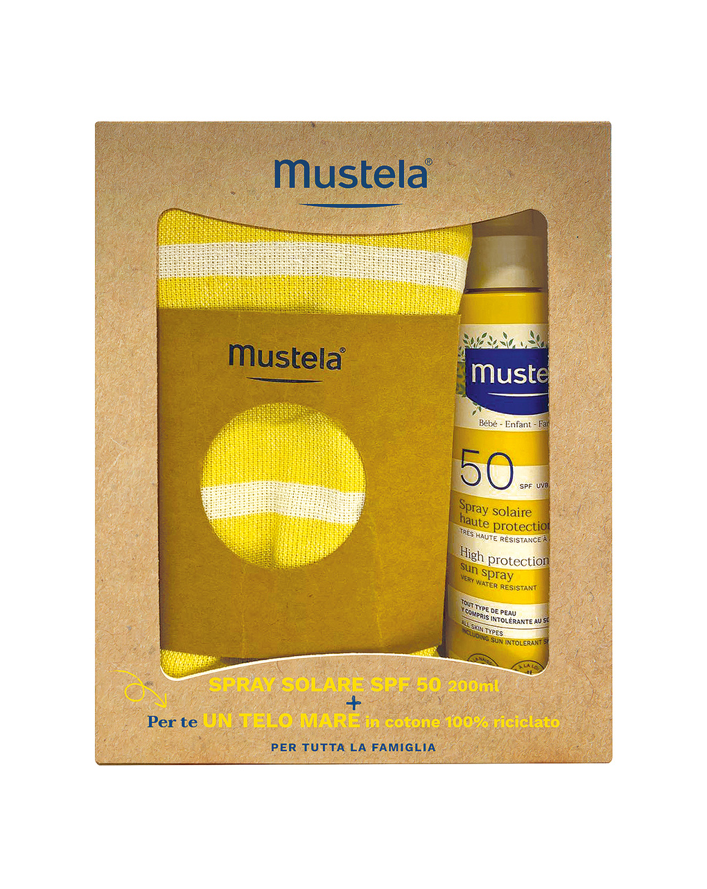 Telo mare + spray solare 200ml - mustela