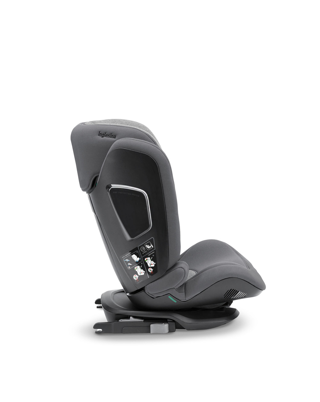 Seggiolino auto cartesio i-size 100-150 cm colore stone grey - inglesina