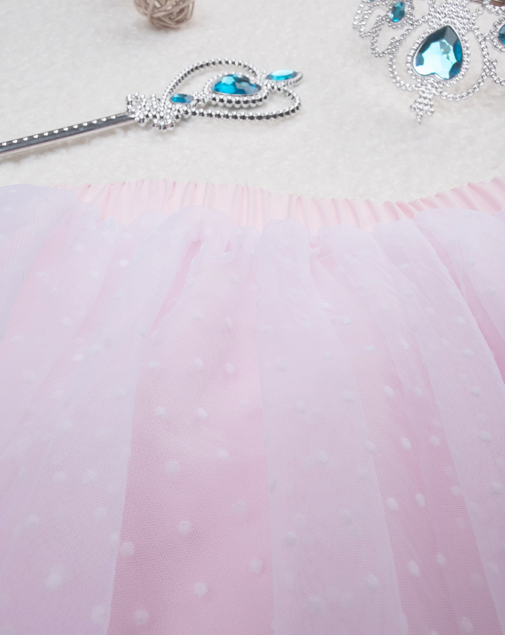Gonna tulle bimba rosa
