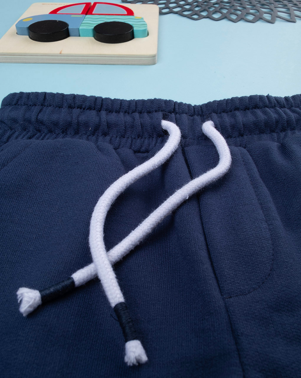 Bermuda french terry bimbo blu