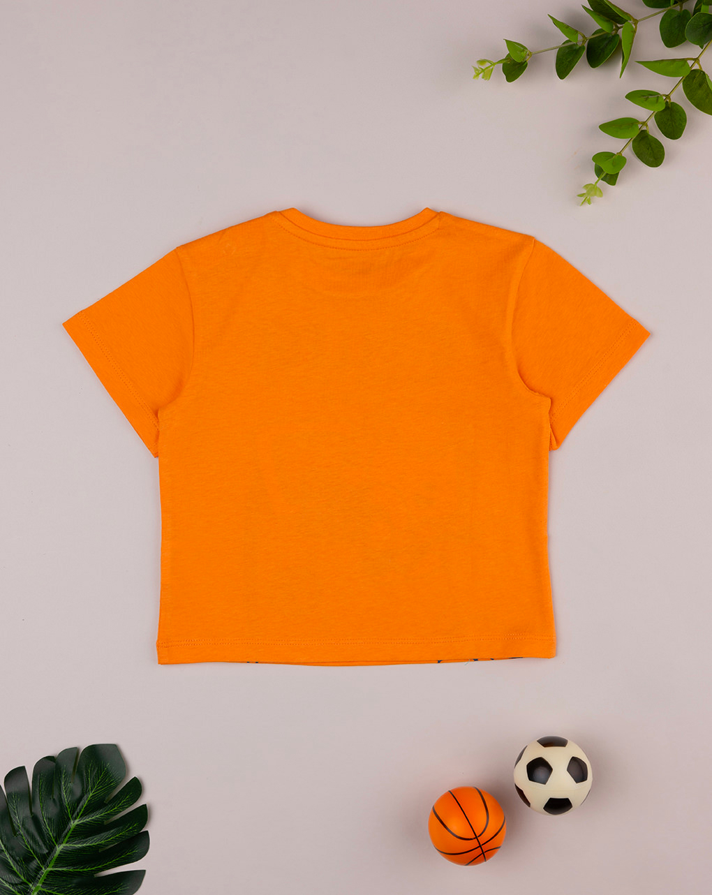 T-shirt bimbo arancione