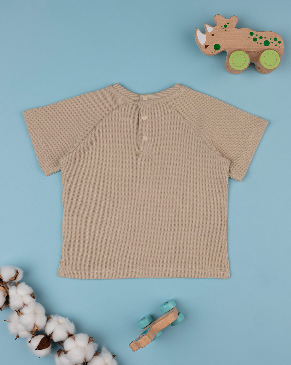 T-shirt bimbo beige "dino"