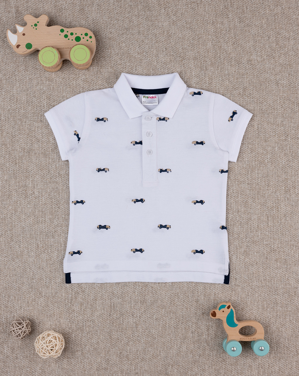 Polo bianca elegant bimbo