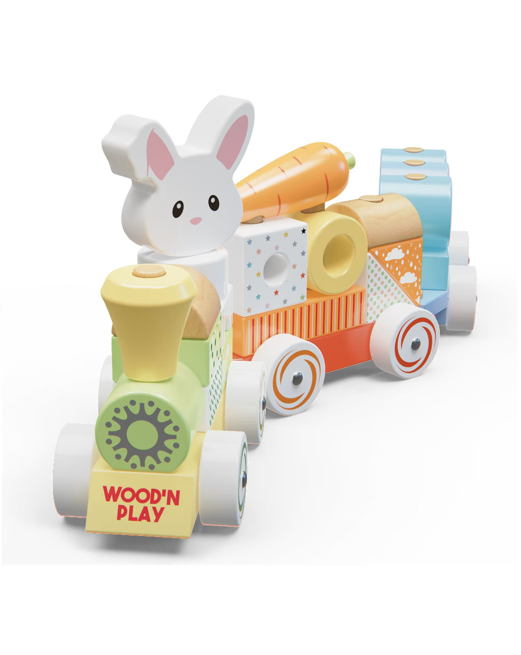 Trenino coniglietto 12+ m - wood'n play