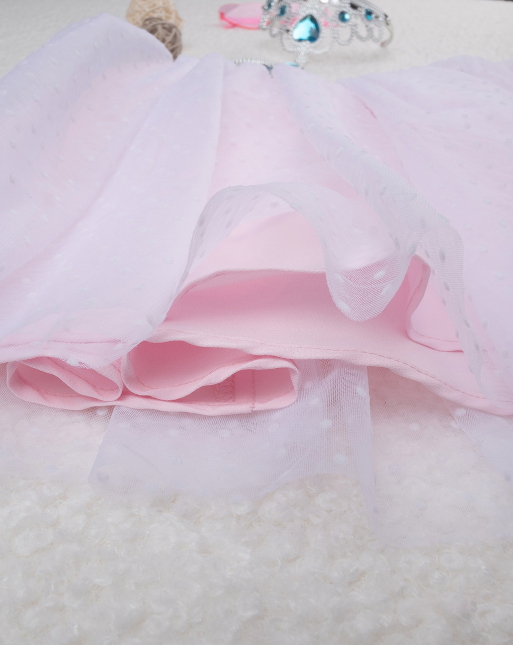 Gonna tulle bimba rosa