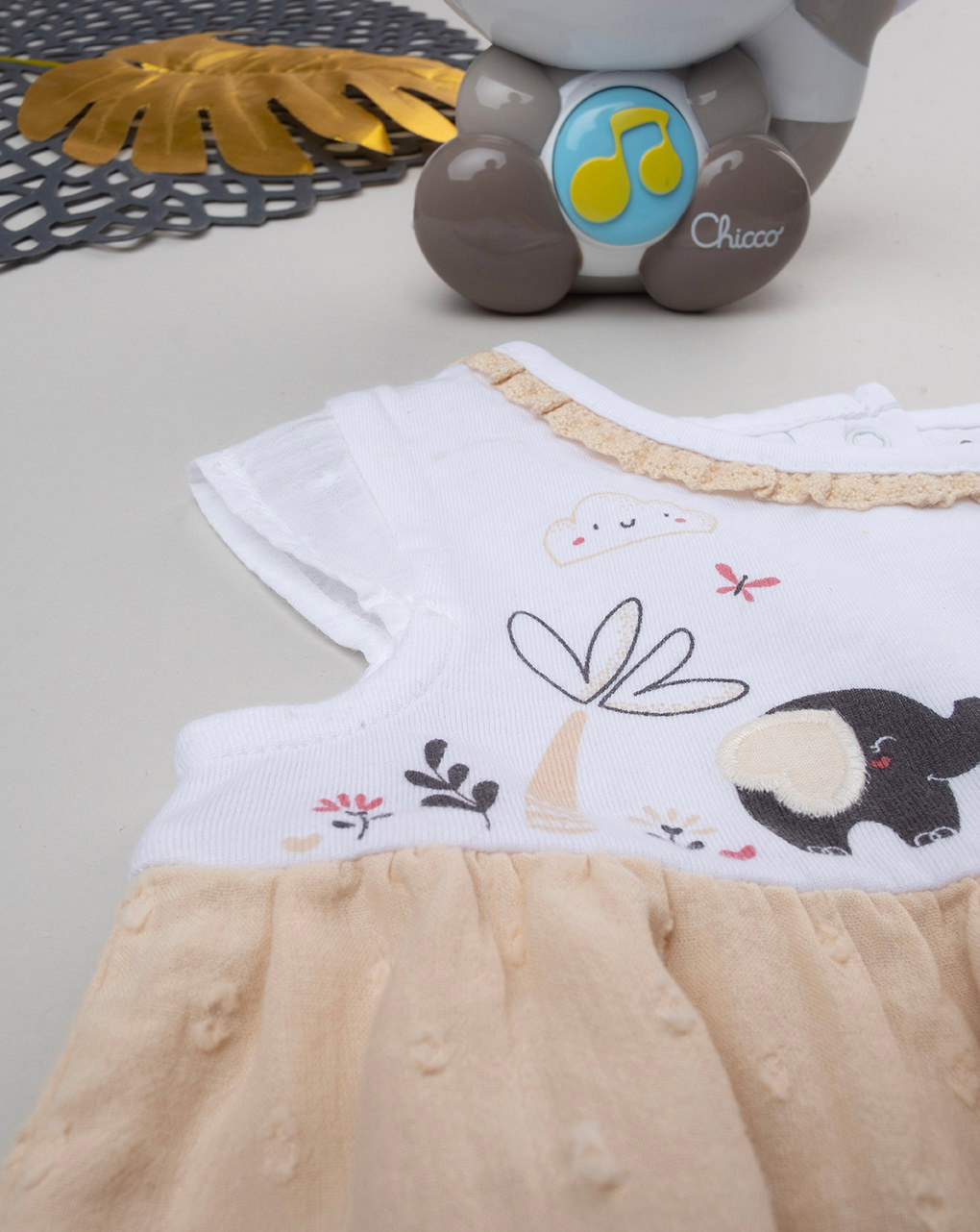 Pagliaccetto jersey bimba oro