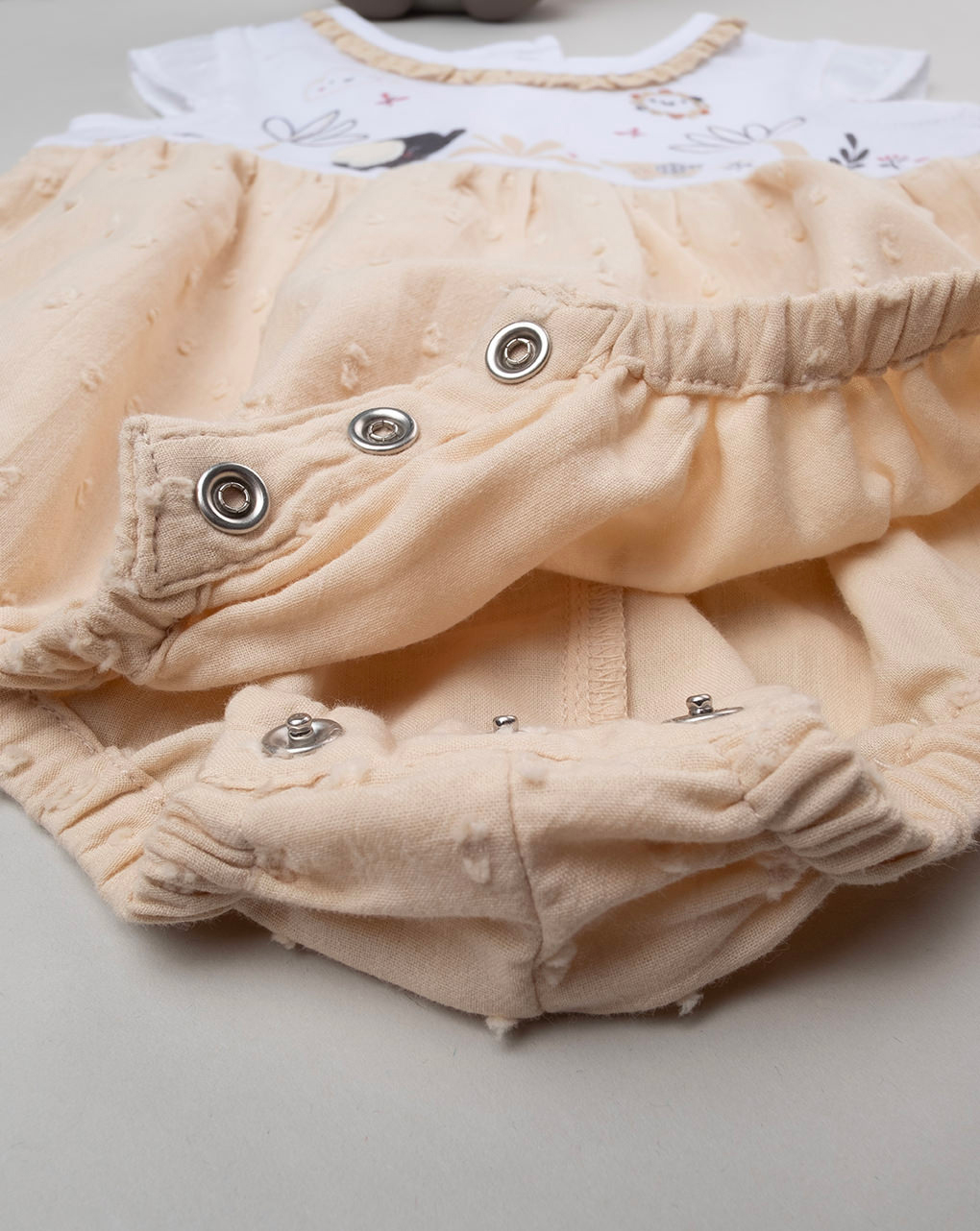 Pagliaccetto jersey bimba oro