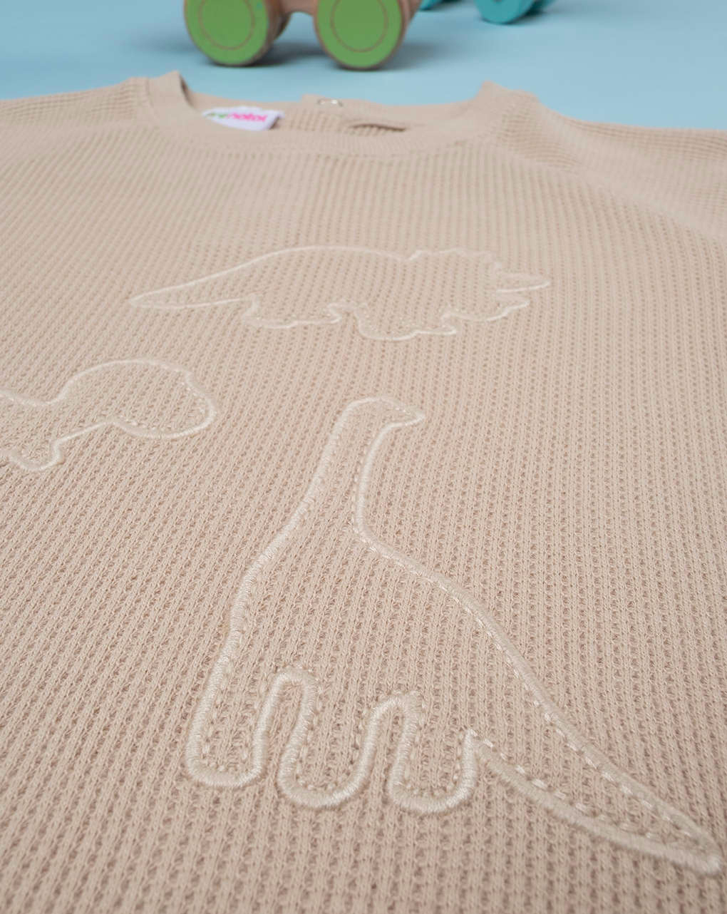 T-shirt bimbo beige "dino"