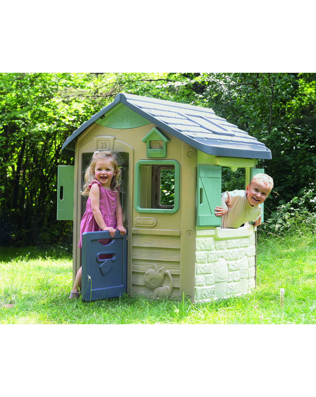 Smoby life jura lodge playhouse 2+ anni - smoby