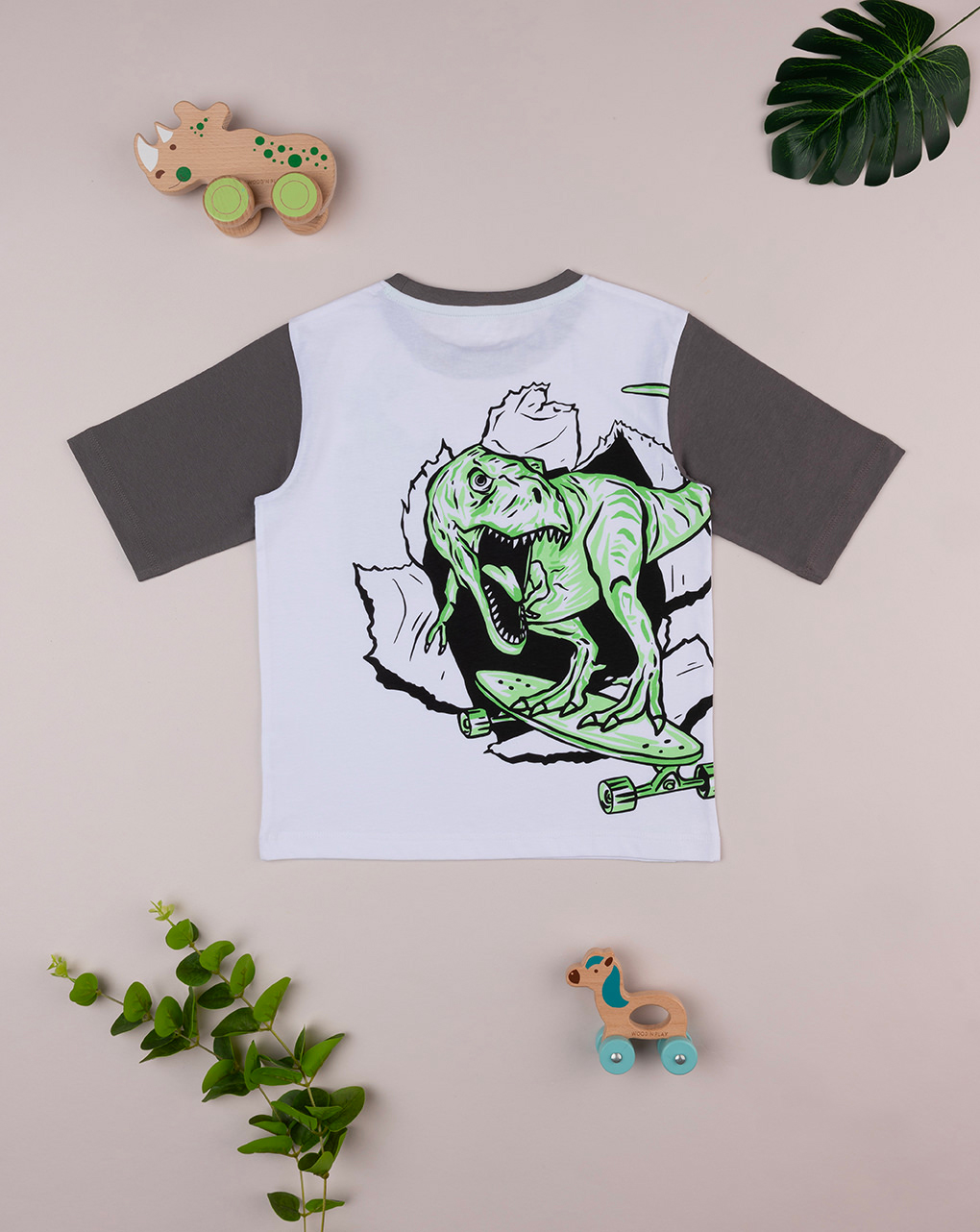 T-shirt mezza manica "t-rex"