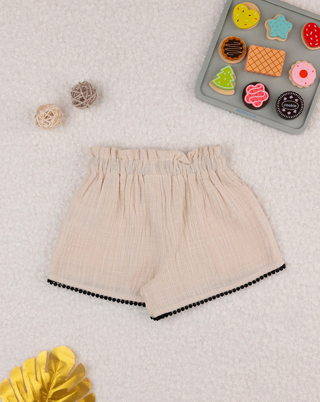 Shorts bimba beige