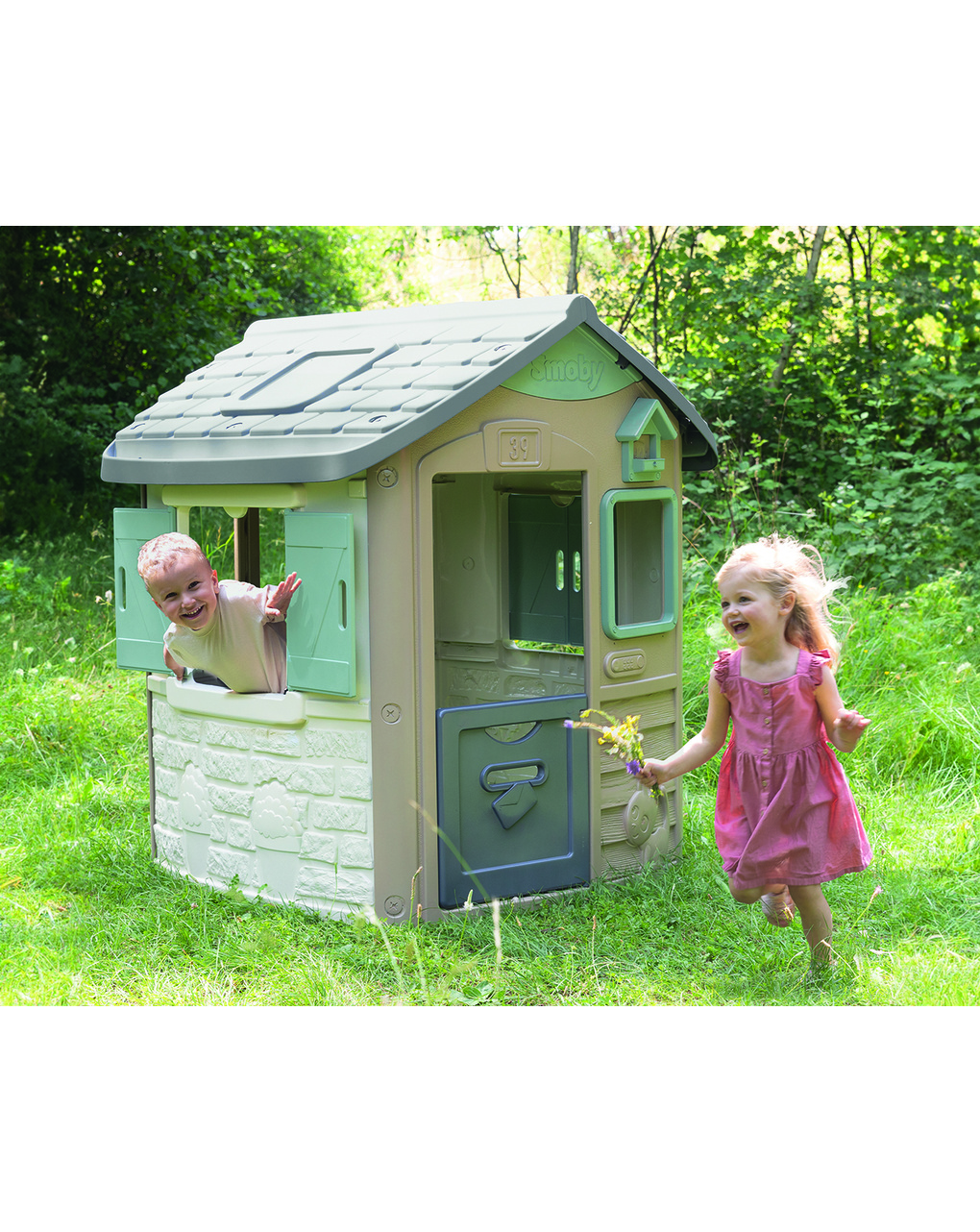 Smoby life jura lodge playhouse 2+ anni - smoby