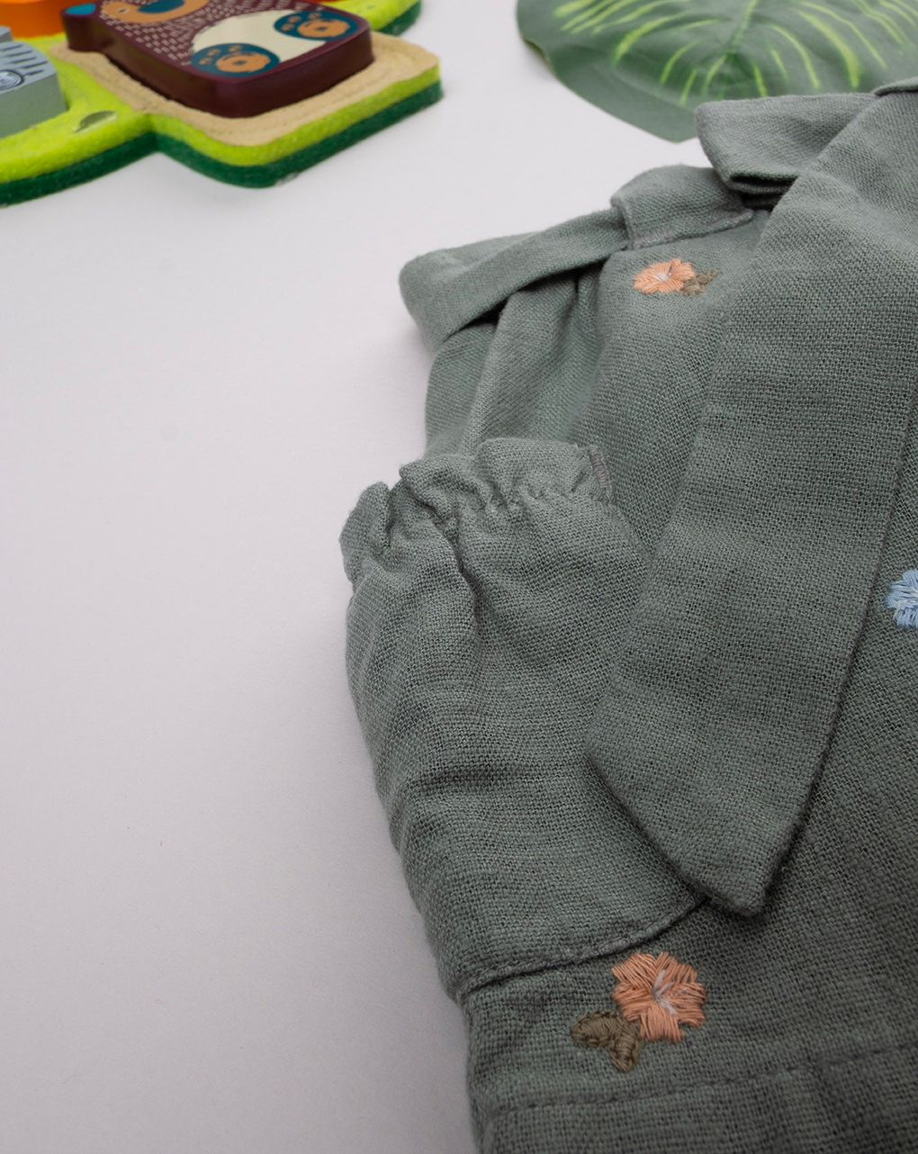 Shorts bimba lino verde