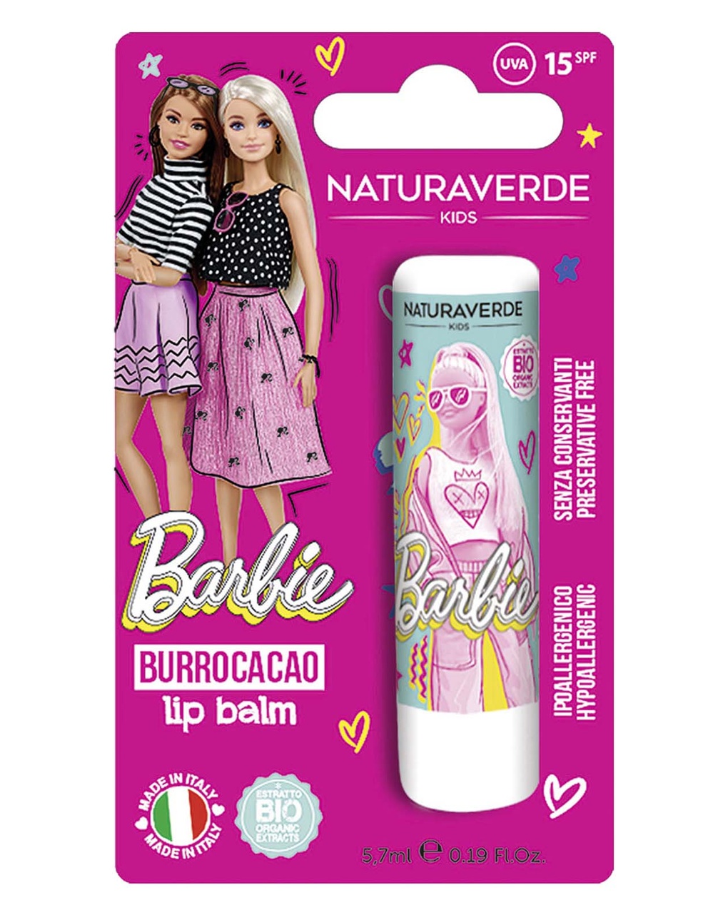 Burrocacao alla fragola barbie - naturaverde
