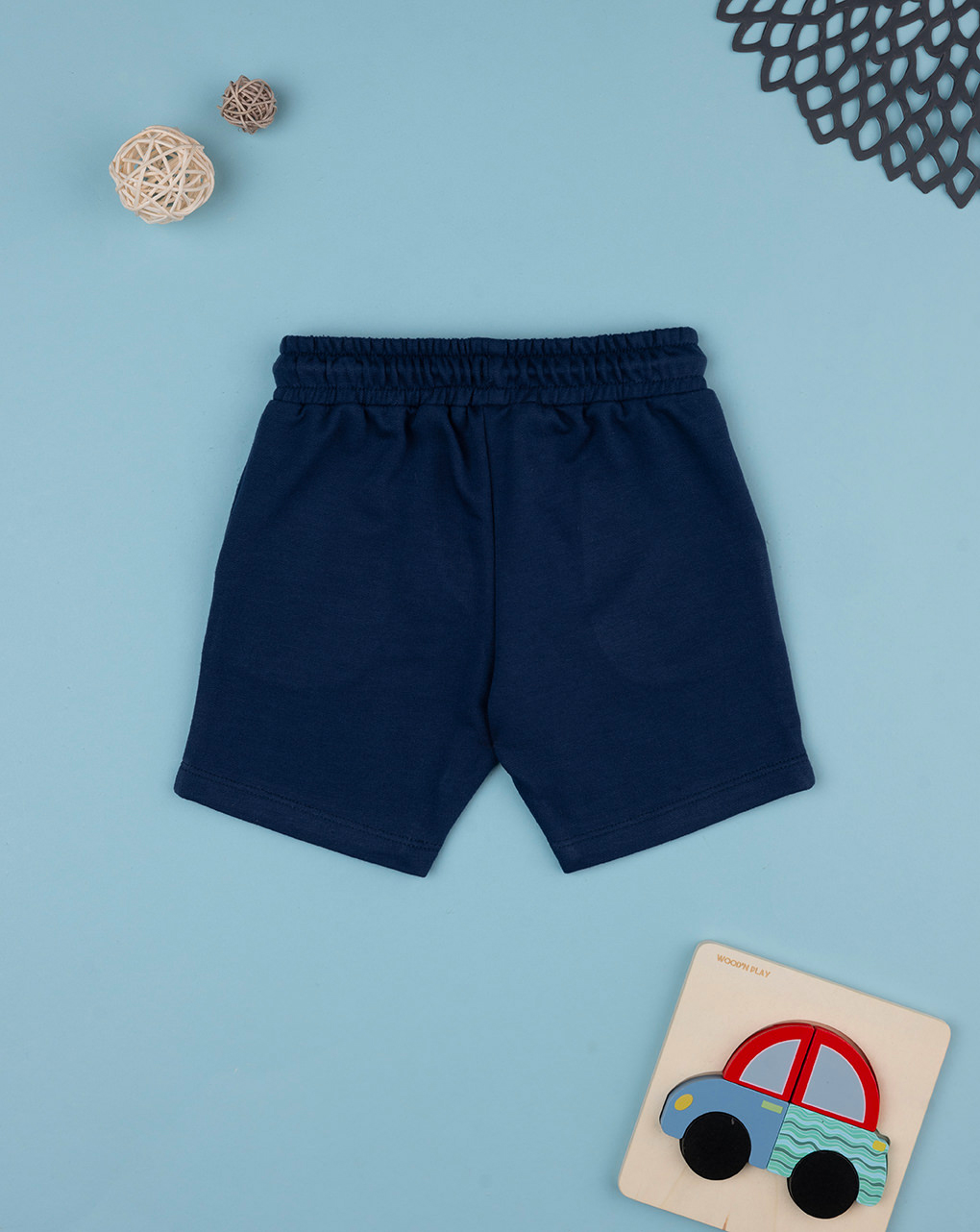 Bermuda french terry bimbo blu