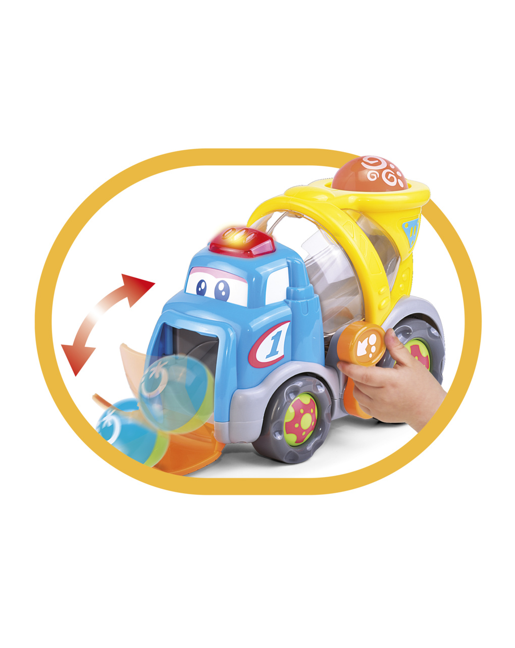 Betoniera lancia palline - 1+ - baby smile