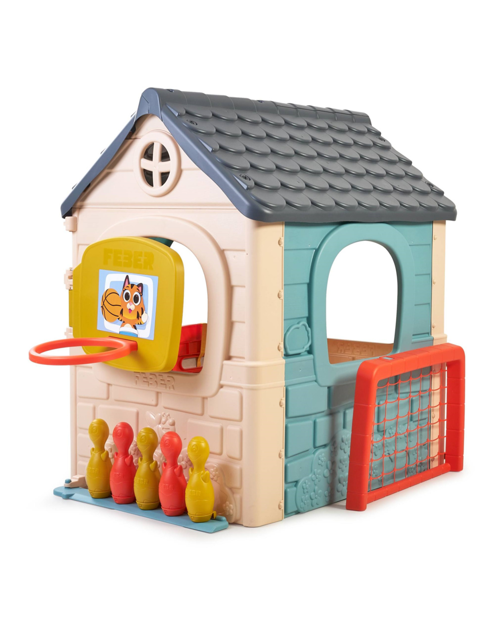 Casetta con 6 divertenti attività - feber