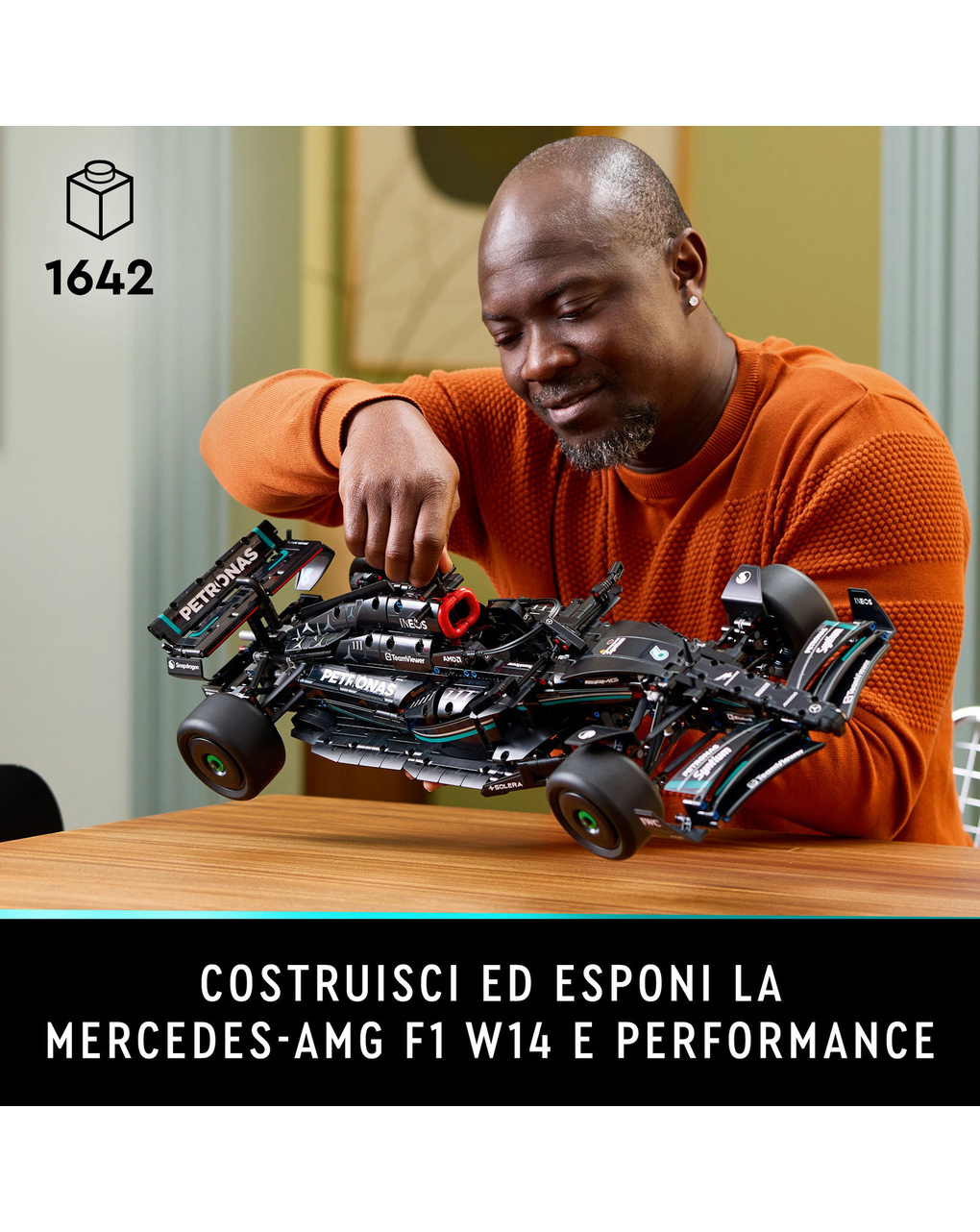 Mercedes-amg f1 w14 e performance pull-back - 42171 - lego technic