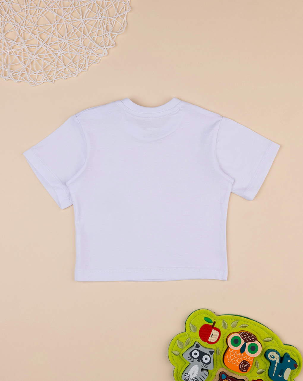 T-shirt maniche corte bianca bimbo