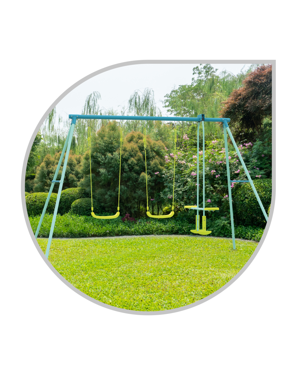 Altalena doppia con gondola - sun&sport