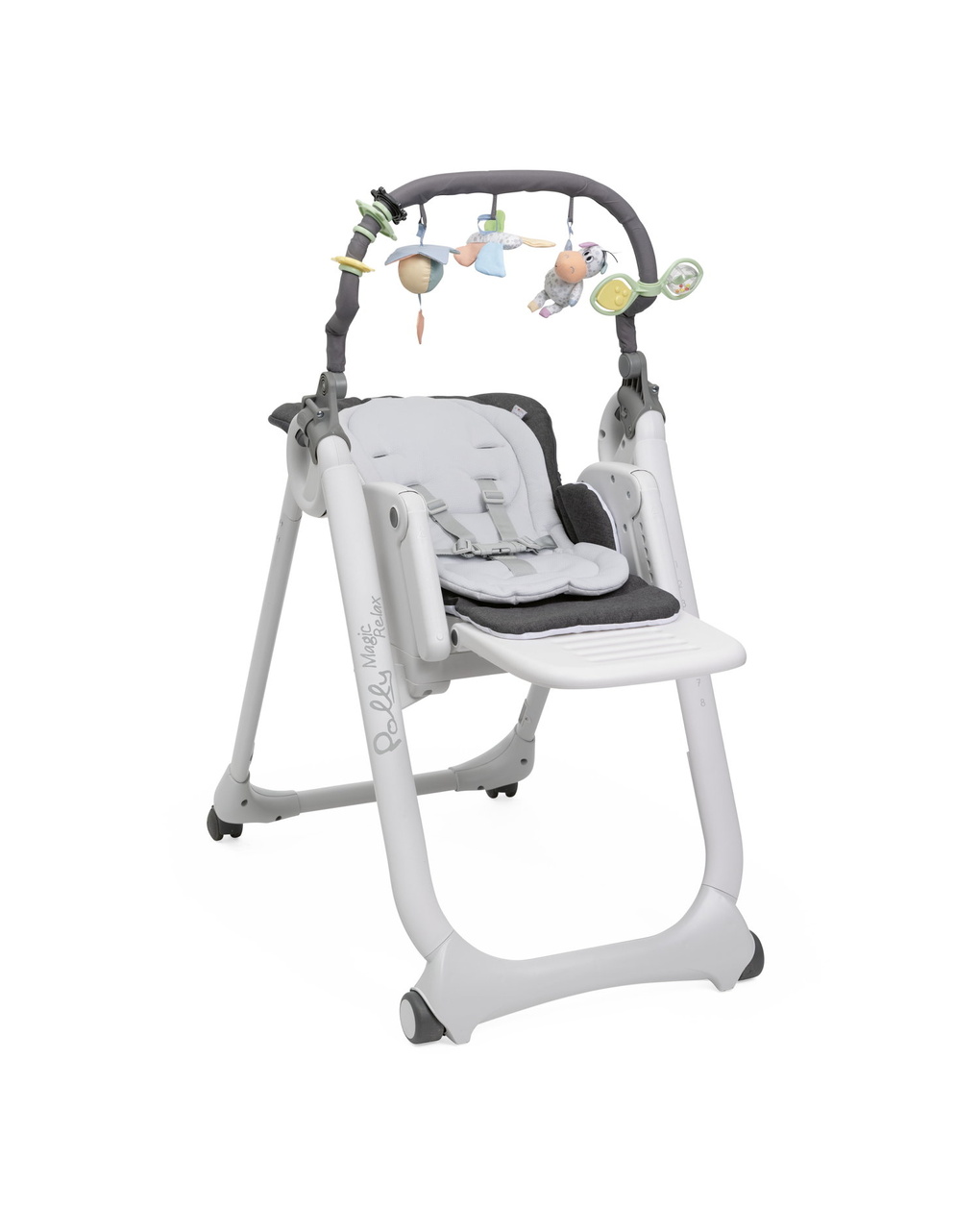 Seggiolone polly magic&relax grey melange - chicco