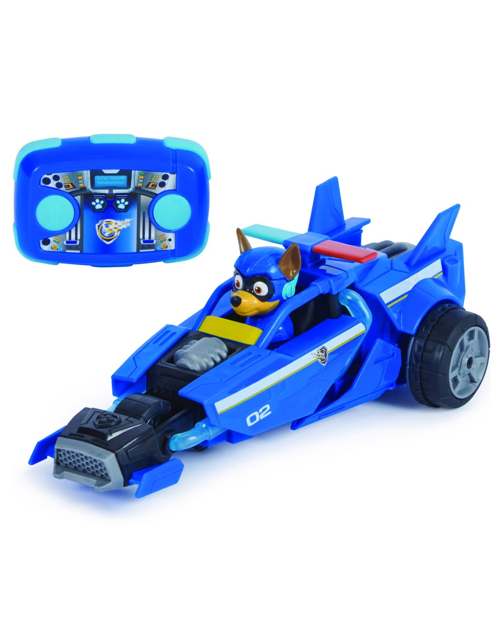 Veicolo radiocomandato chase super cuccioli - paw patrol