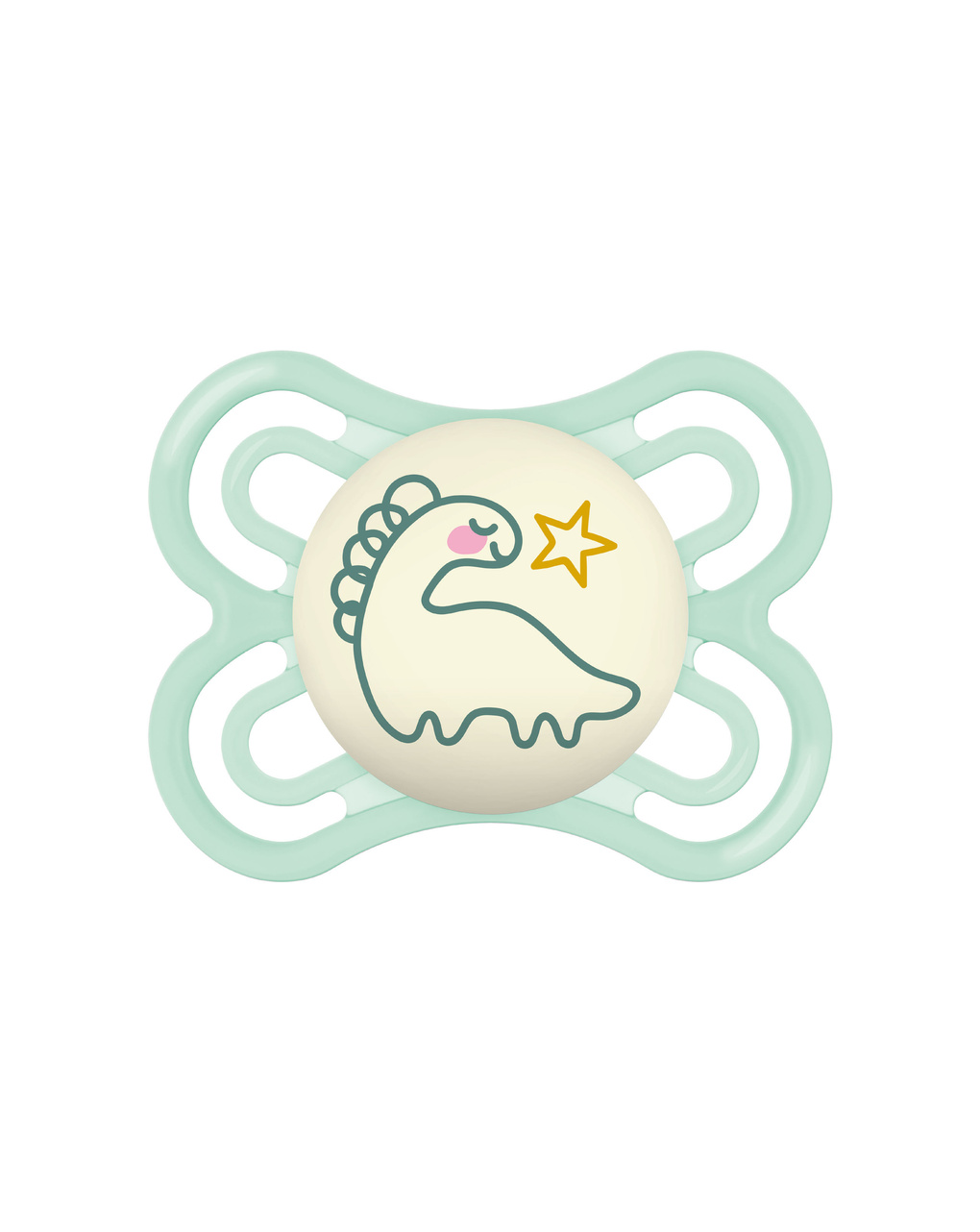 Succhietti perfect night 2-6m silicone bio-circolare conf. singola verde - mam