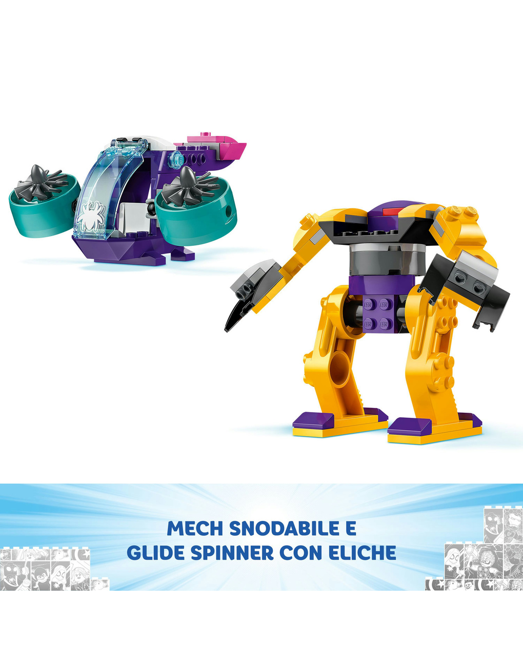 Lego spidey e i suoi fantastici amici quartier generale di team spidey - 10794 - lego