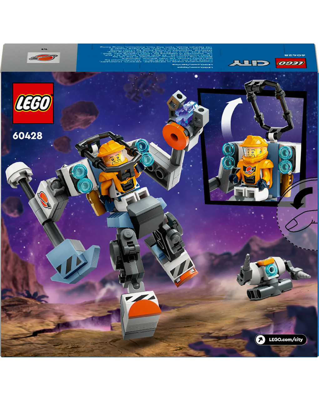 Mech di costruzione spaziale - 60428 - lego city