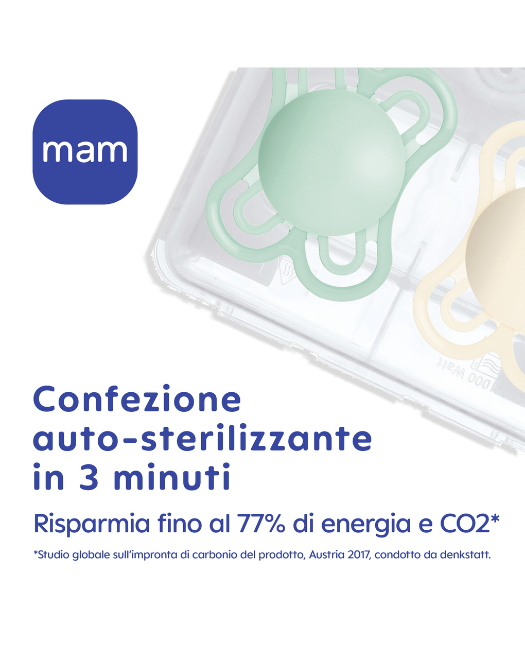 Succhietti perfect 2-6m silicone bio-circolare conf. singola verde - mam