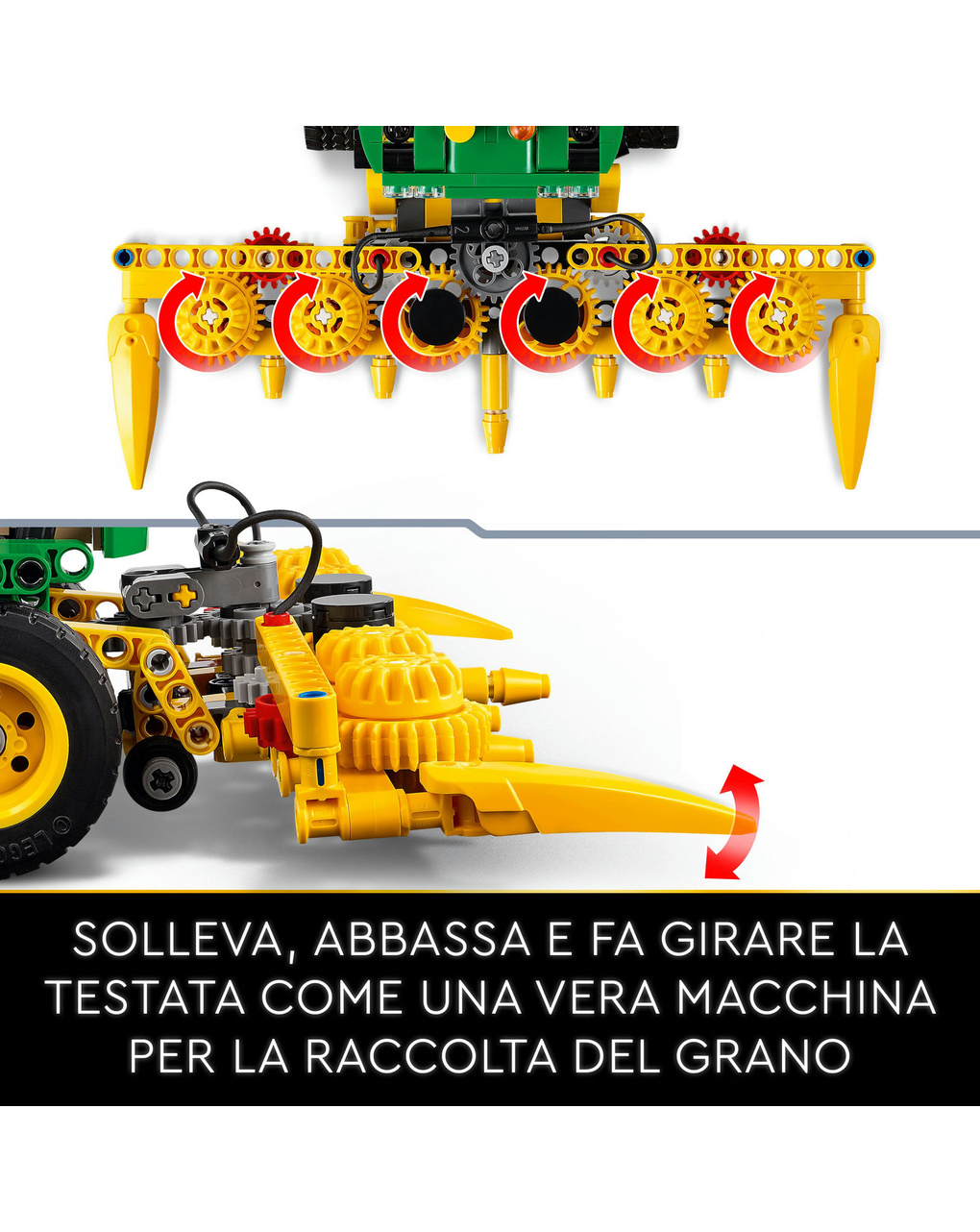 John deere 9700 forage harvester - 42168 - lego technic