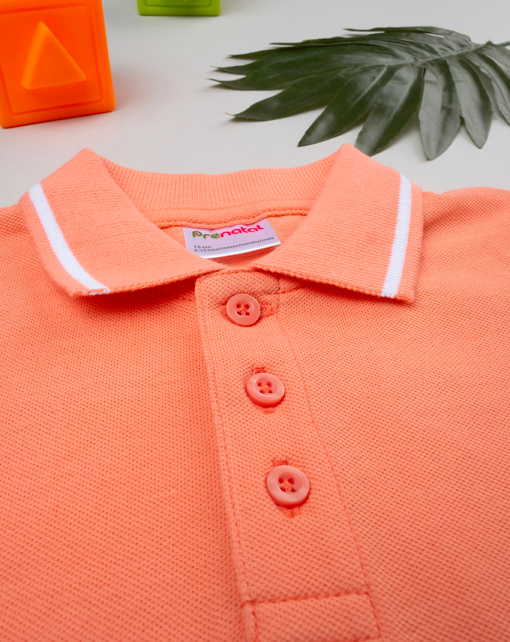 Polo bimbo arancione