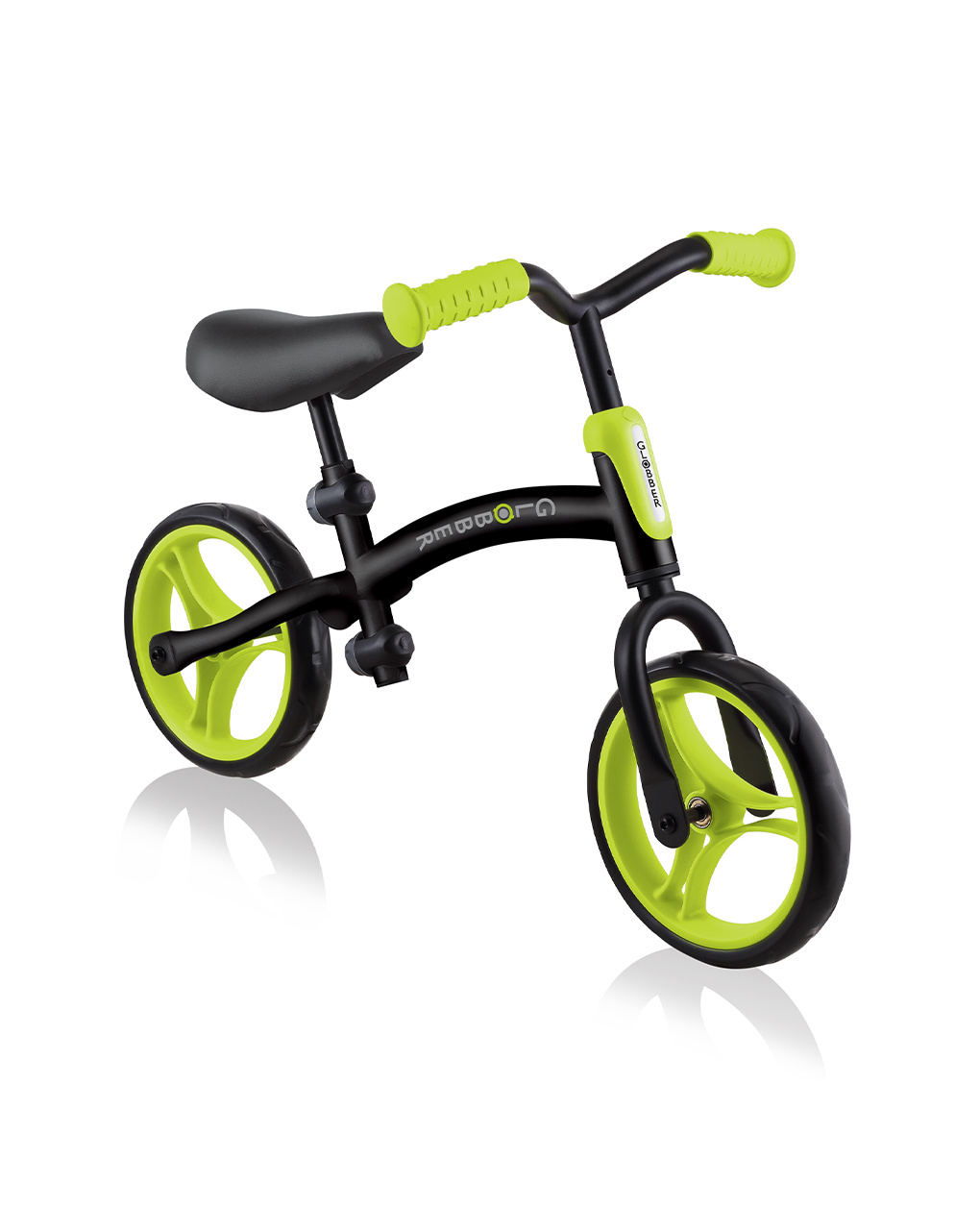Go bike - nero e verde lime- globber