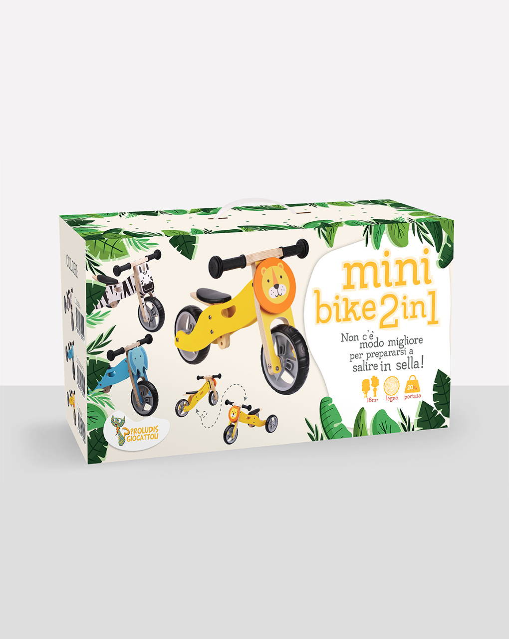 Minibike 2 in 1 - elefante - proludis giocattoli