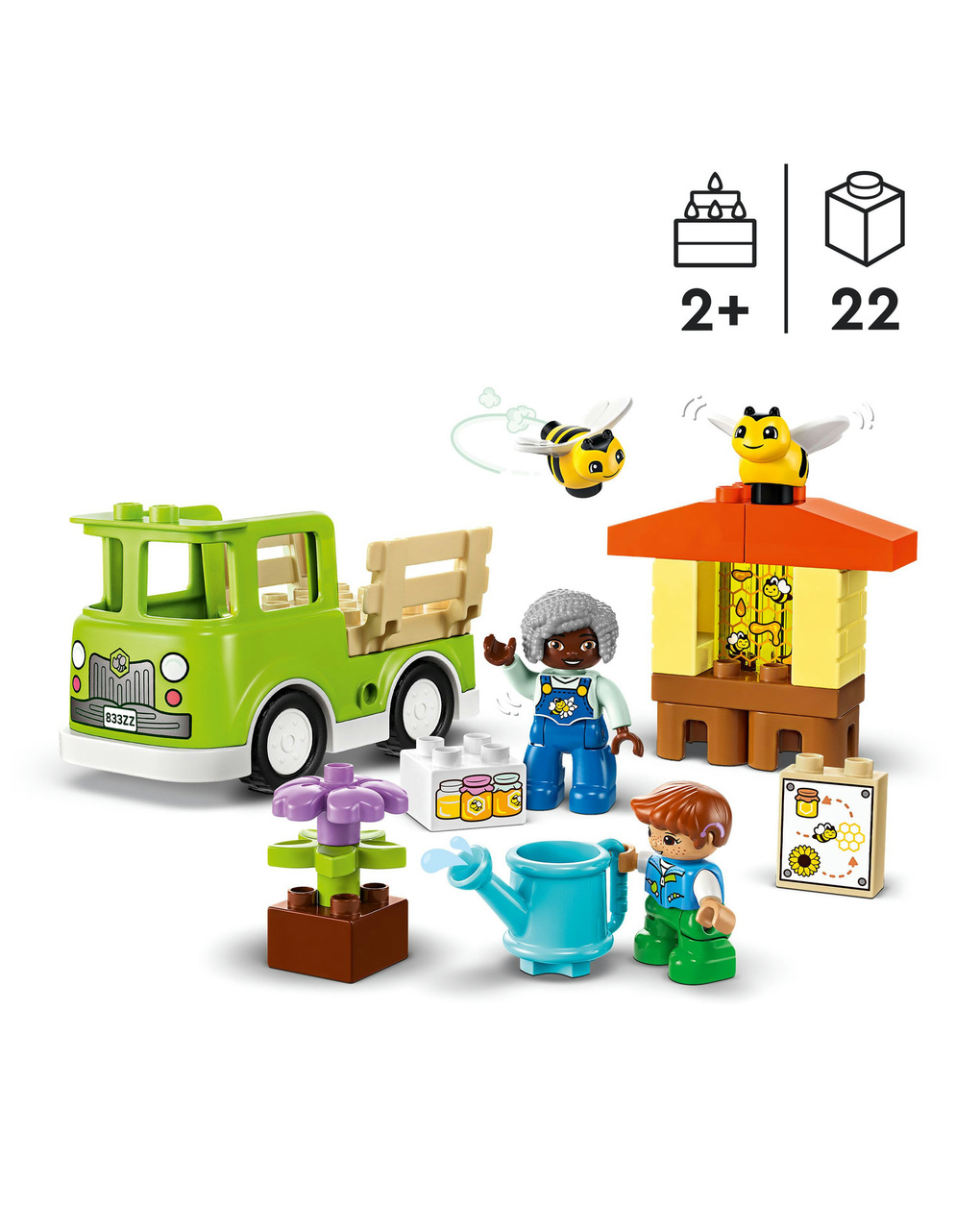 Camion giocattolo cura di api e alveari - 10419 - lego duplo