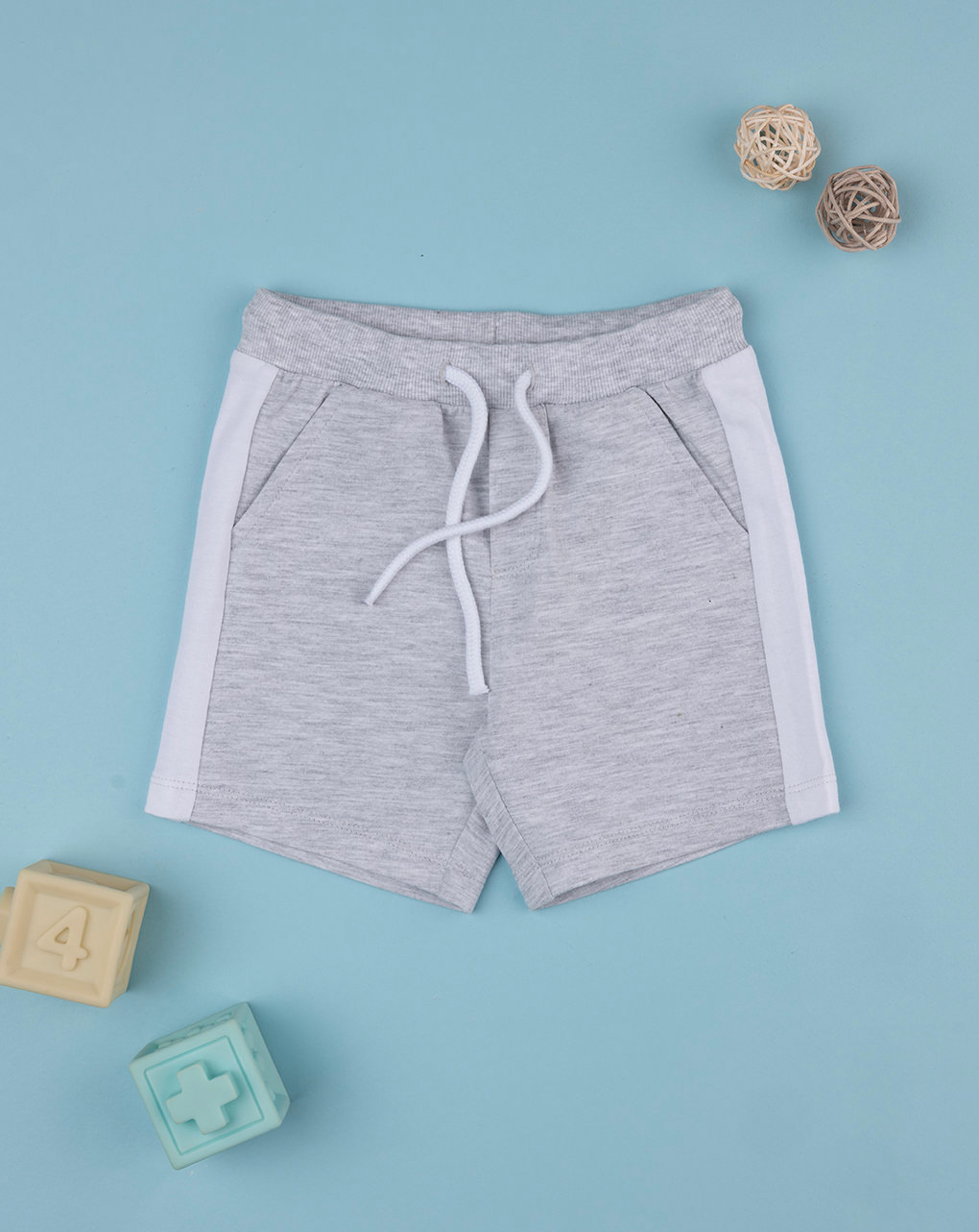 Bermuda bimbo grigio