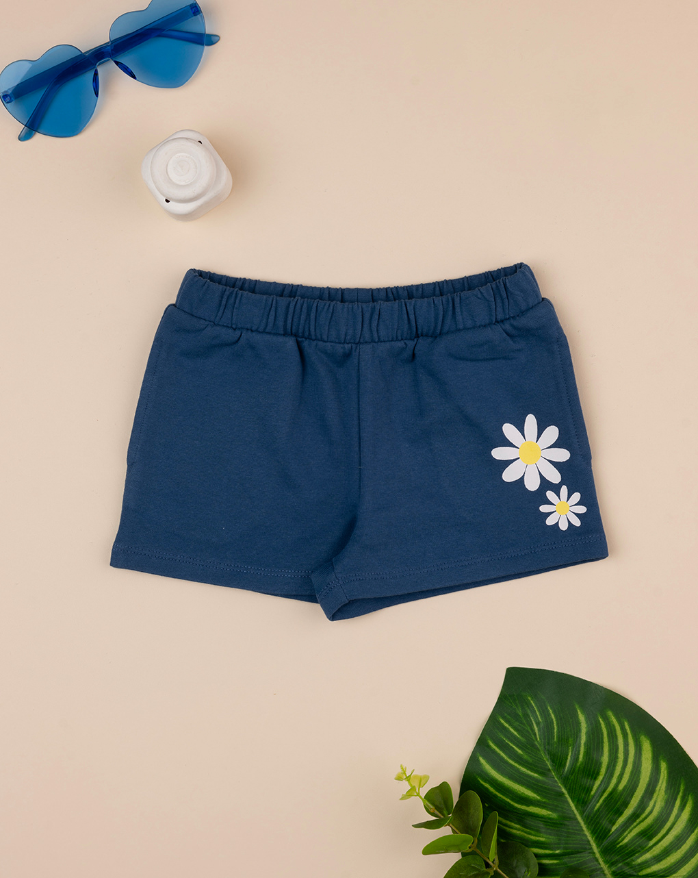Shorts bimba blu